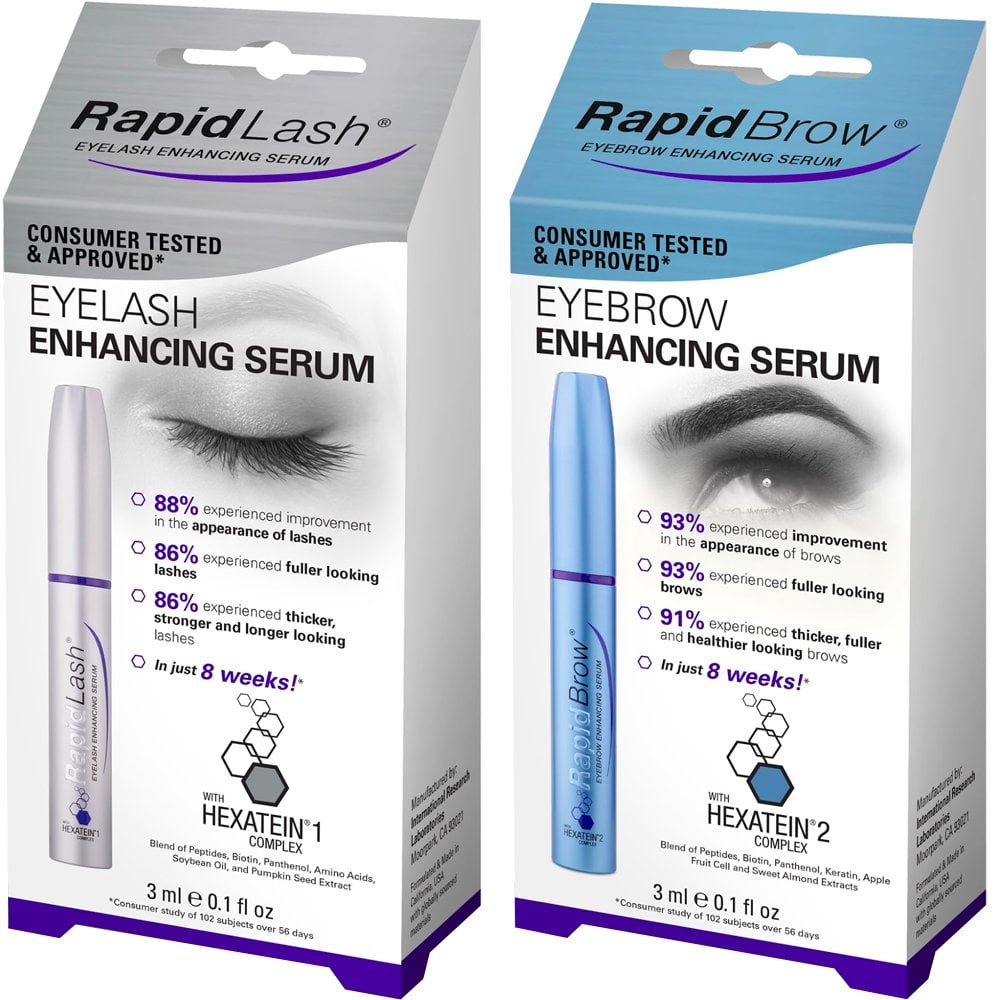 RapidLash & RapidBrow Eyelash & Eyebrow Enhancing Serum Duo Set **พร้อมส่งทันที** นำเข้าจาก USA ของแท้ 100% ตรวจสอบได้ หากปลอมยินดีคืนเงินคะ!!