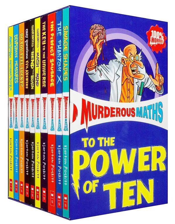 [Box damaged]Murderous Maths box set 10 books of English bridge ...