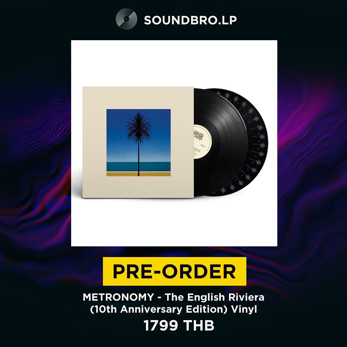 [Pre-Order 14-35 วัน] แผ่นเสียง ใหม่  - METRONOMY : The English Riviera (10th Anniversary Edition) Vinyl