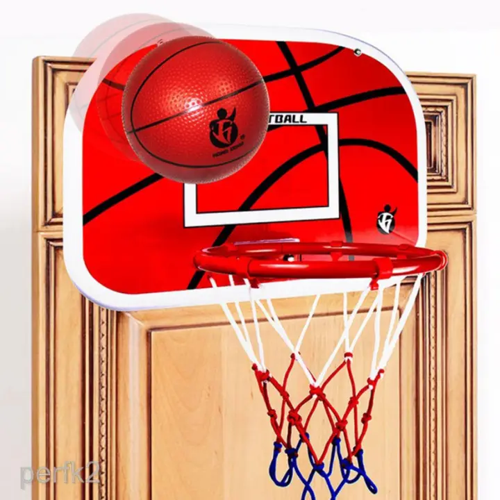 Basketball Toy Set for Kids Indoor Sports Equipment Net Hoop Ball D