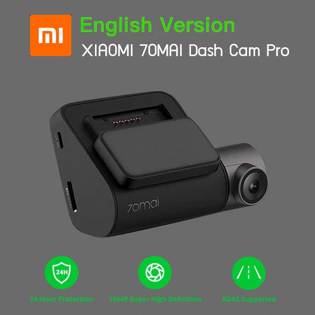 [HOT พร้อมส่ง] Xiaomi 70mai Dashcam PRO กล้องติดรถยนต์อัจฉริยะ สั่งงานด้วยเสียง กล้องติดรถยนต์ กล้องหน้ารถ เชื่อมต่อ App ได้ WIFI control SONY sensor Dash Cam