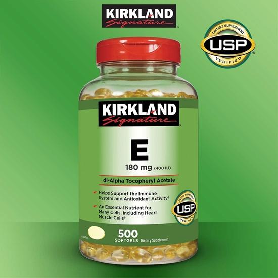 โปรโมชั่น แพคเกจใหม่ Kirkland Vitamin E 400 IU (180 Mg) 500 Softgels วิ