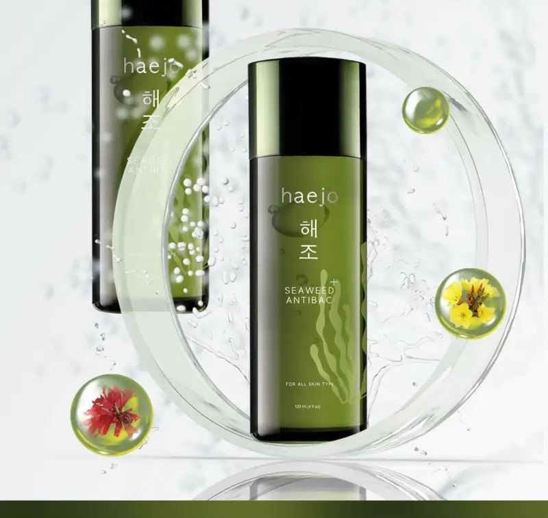 ภาพสินค้าของแท้/ Haejo seaweed​ Anti-bac น้ำตบแฮโจ สาหร่ายสีน้ำตาล-สีแดง / น้ำตบ เฮโจ ซีวีด แอนตี้ แบค / แถม แผ่นมาร์คหน้า 5 ชิ้น / 1 ขวด ขนาด 120 ml. จากร้าน OK shop 999 บน Lazada ภาพที่ 1