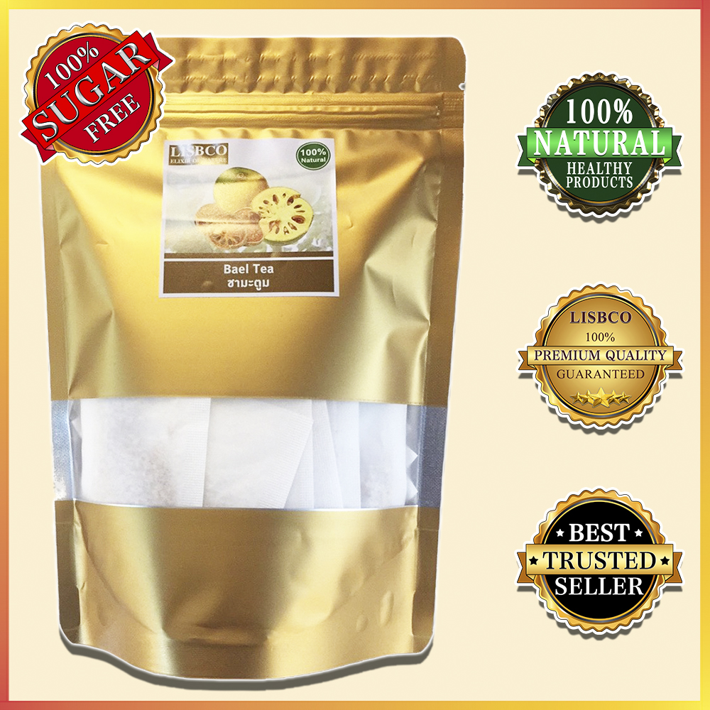 มะตูม ชามะตูม มะตูมแห้ง ซอง 100 ชิ้น Bael Fruit Herbal Tea Bags 100 pcs Organic Premium Quality Grade A+++ Natural Products