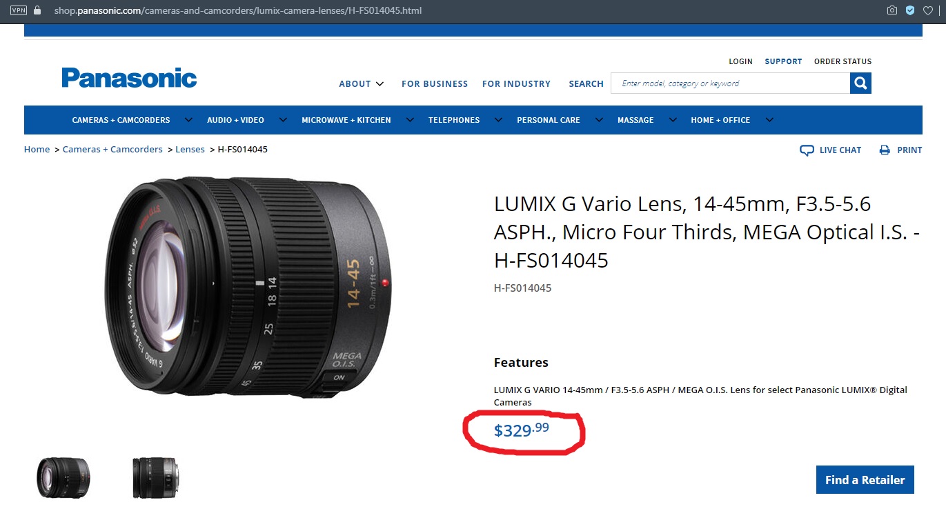 Panasonic lumix g vario 14 45mm f3 5 5 6 28 90mm eq asph mega ois lens