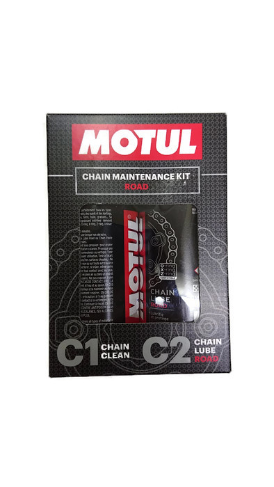 Motul ชุดทำความสะอาดและหล่อลื่นโซ่ Motul C1+C2 Chain Maintenance Kit ( 150 ML.)