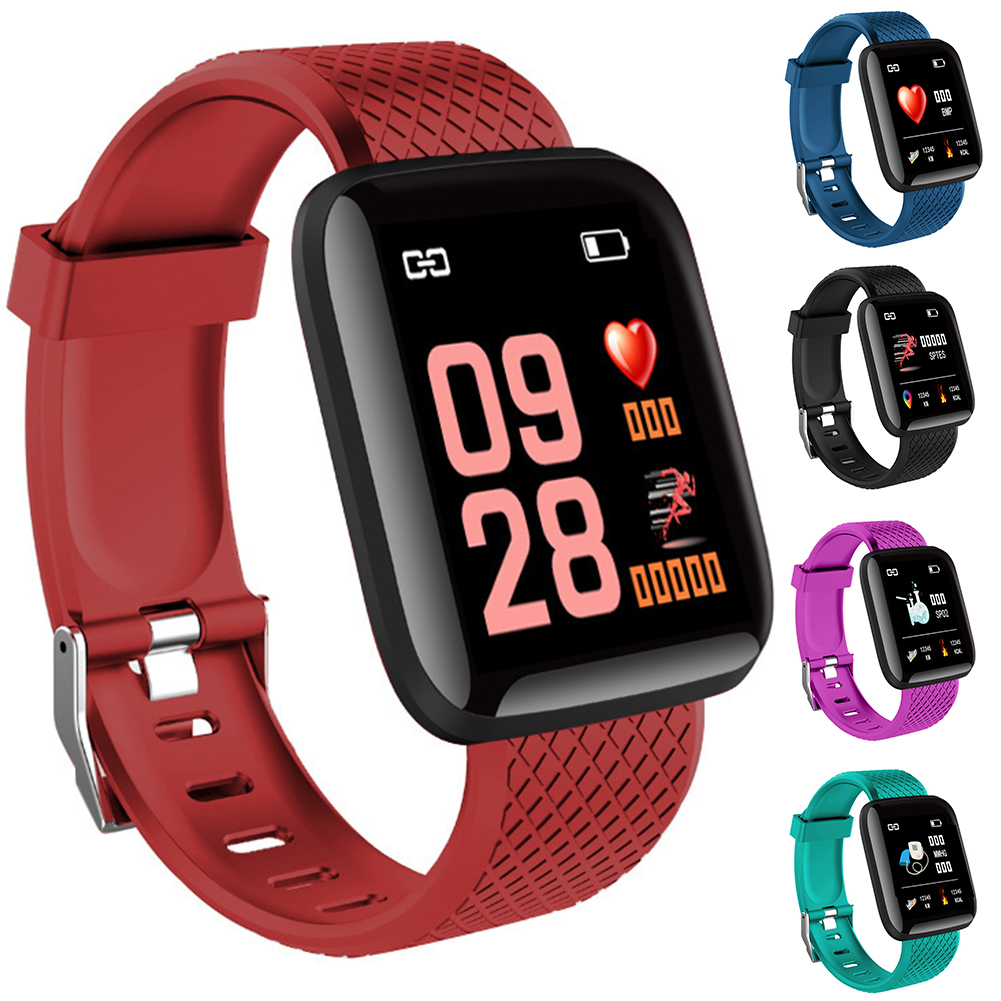 Máy Theo Dõi Giấc Ngủ Nhịp Tim Bluetooth Màn Hình 1.3Inch Thể Dục Thể Thao Thông Minh Bracelet116Plus Màn Hình Màu Vòng Đeo Tay Thông Minh, D13 Bluetooth Đồng Hồ Đẩy Cuộc Gọi Đến Thông Tin Heartmeter Cho Người Đi Bộ Thể Thao Không Thấm Nước