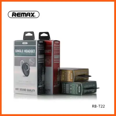 #ลดราคา Remax หูฟังบลูทูธ หูฟังไร้สาย Remax Bluetooth Headset 4.2 รุ่น RB-T22 #ค้นหาเพิ่มเติม สายแปลง โทรศัพท์ เข้าทีวี Bluetooth Speaker HOPESTAR เครื่องชั่งน้ำหนัก