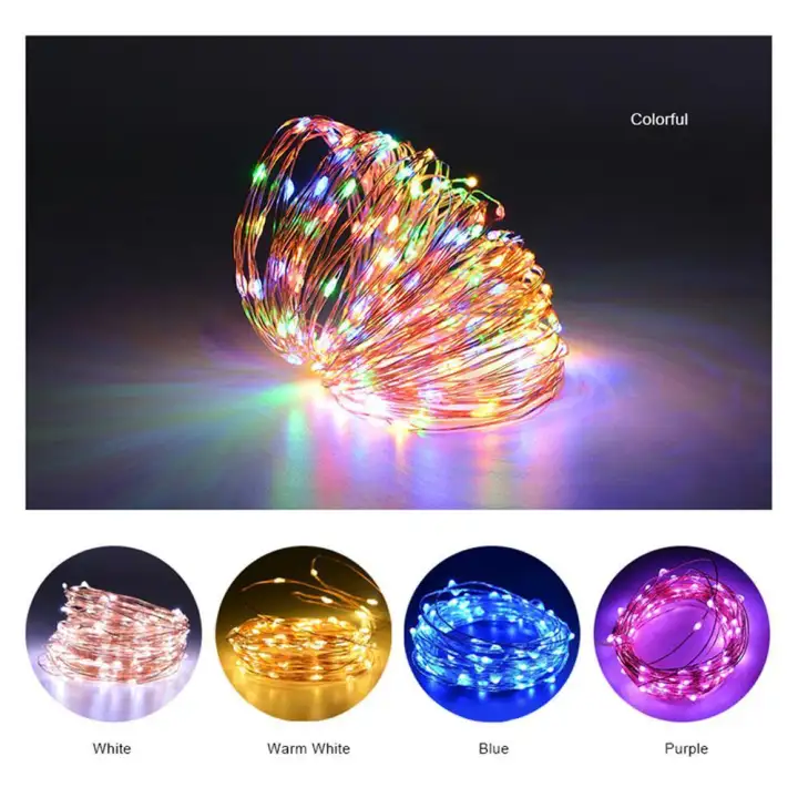 Fairy Light 72ft 50 200 Leds Solar Powered Energy Copper Wire Leds Solar Powered Energy Copper Wire