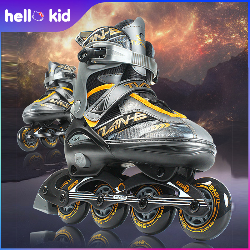 รองเท้าสเก็ต โรลเลอร์เบลด High Bounce Adjustable Inline Skates for Kids