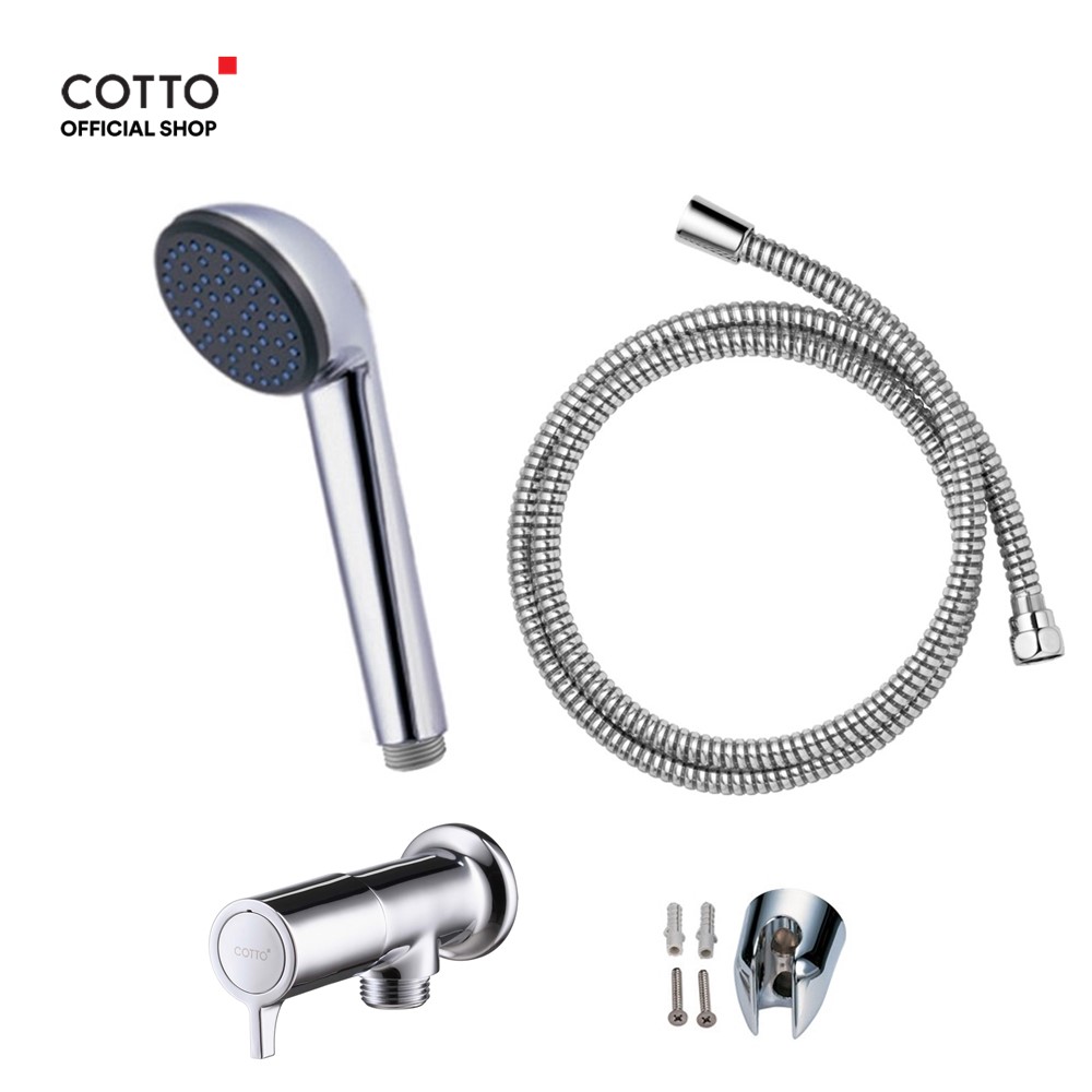 COTTO ชุดฝักบัวพร้อมอุปกรณ์ รุ่น CT1089C27S17(HM) COMO