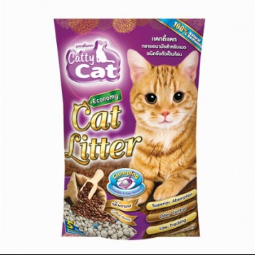 Catty Cat ทรายแมว กาแฟ ขนาด 10 ลิตร