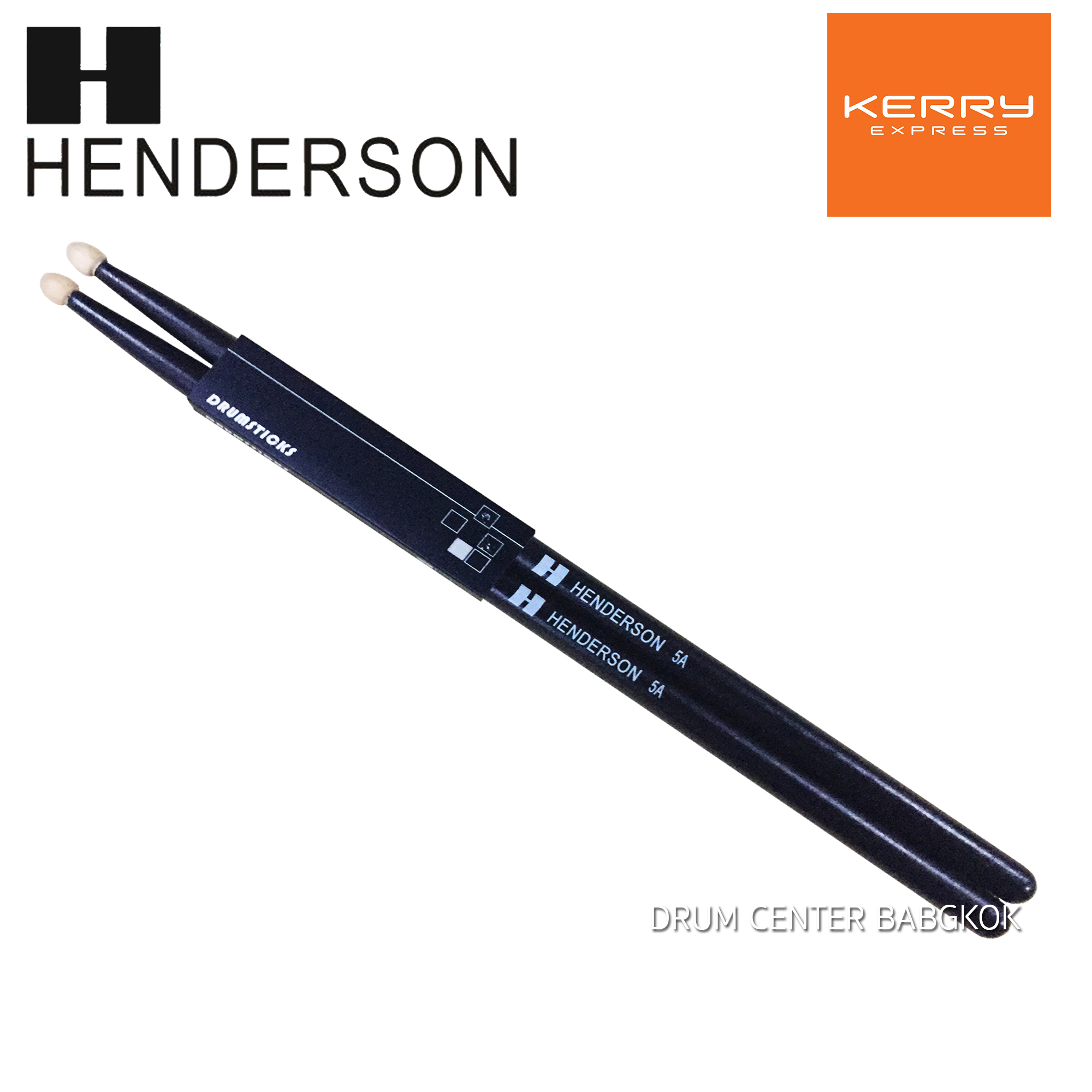 Henderson ไม้กลองหลากสี ไซส์ 5A