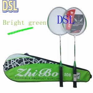 สินค้า DSL(3 สี) ล่าสุดไม้แบดมินตัน (วัสดุโลหะผสม), 645 มม. ยาว, ถุงไม้แบดมินตันคุณภาพสูงสำหรับฟรีLatest badminton rackets