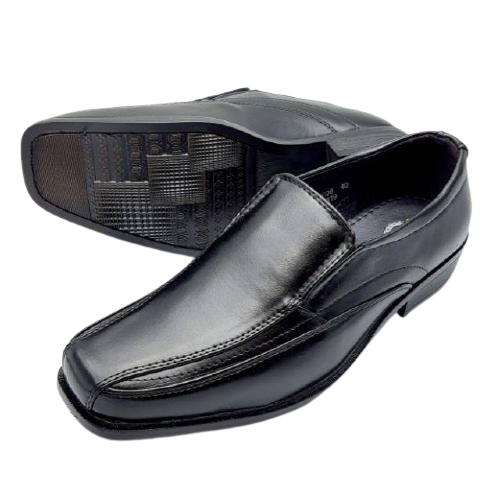 CSB รองเท้าคัชชูหนังแบบสวม BZ026 สีดำ ไซส์ 39-45 รองเท้าทำงาน รองเท้าทางการ รองเท้าหนังชาย