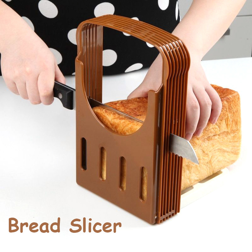 CHUBB Plastic Loaf Cutting Rack Baking Tool Toast Slicer Bread Cutter Kitchen Accessories