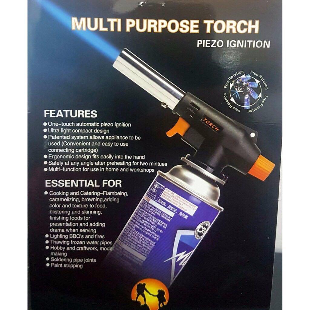 โปรแรงซ์ หัวพ่นไฟ หัวพ่นแก๊ส หัวพ่นไฟ หัวพ่นแก๊ส WANS MULTI PURPOSE TORCH Piezo Ignition WS-505C หัวเชื่อมแก๊สกระป๋อง หัวพ่นไฟจุดเตาถ่าน แค้มปิ้ง หัว