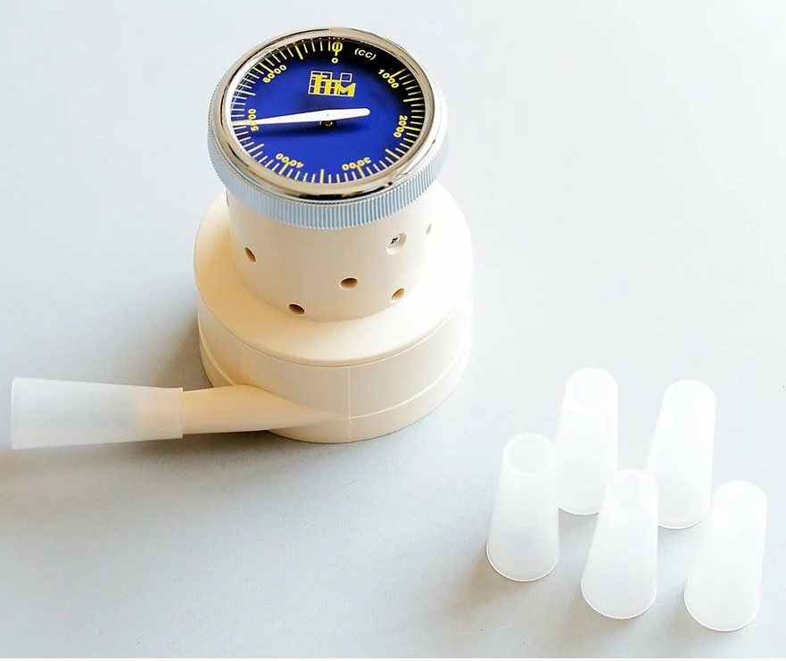 เครื่องเป่าบริหารปอด อุปกรณ์บริหารปอด MFLAB Spirometers 1200 ml
