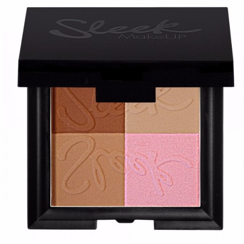 Sleek Makeup Bronze Block 4 Colour Bronzer #Light 100