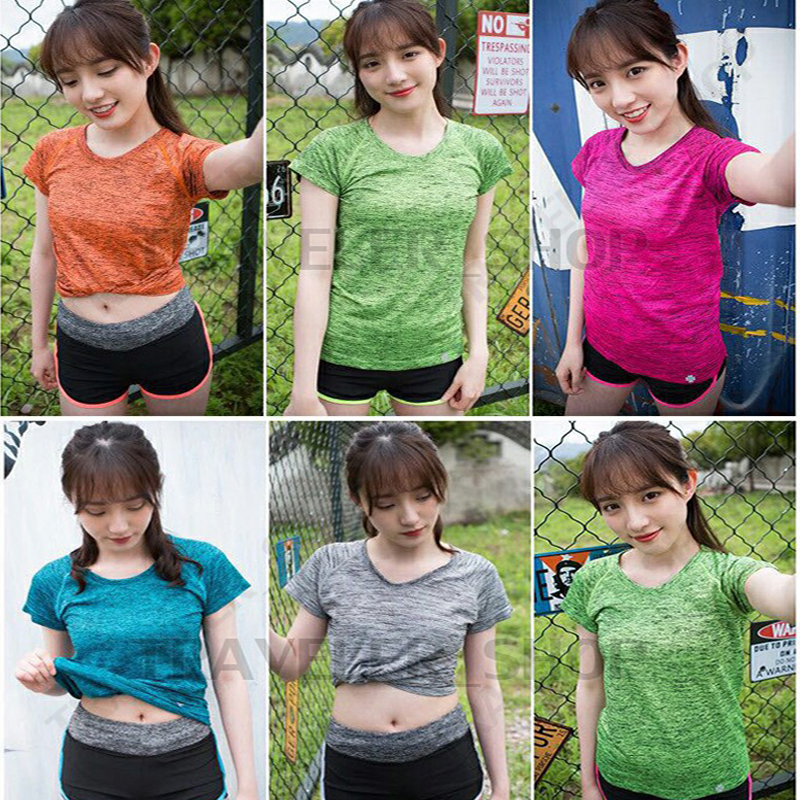 เสื้อสปอร์ต เสื้อยืดออกกำลังกาย SPort T-Shirts เนื้อผ้านิ่มมาก ใส่สบายเข้ารูปสีสันสดใส มี5 สีให้เลือก