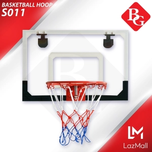 สินค้า B&G Basketball Backboard ขนาด 45 x 30 CM. แป้นบาส แป้นบาสเด็ก แป้นบาสเก็ตบอล แป้นบาสของเด็ก แป้นบาสเกตบอล รุ่น 011 แป้นบาสติดผนัง Basketball hoop