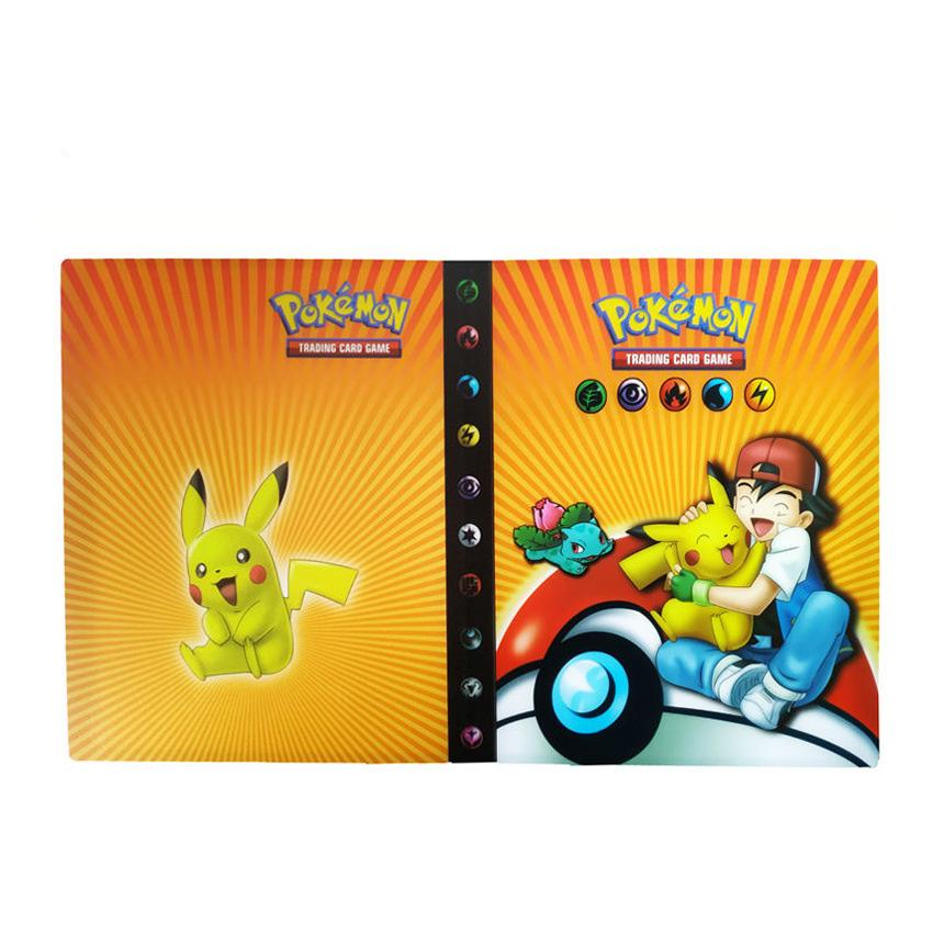 Decoseason Pokemons 240 Cards Holder Collection EX Cards Album Gift Toy  for Child 18 Style(No Card)