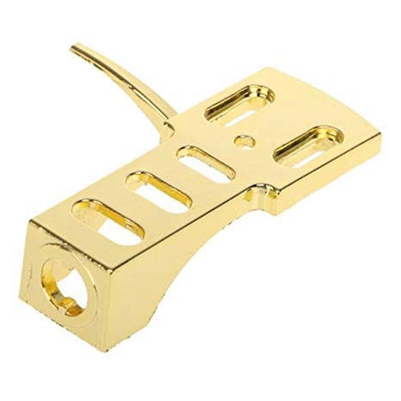 Gold Turntable Headshell for Other Turntables 4 Pin Contacts Fit Phono Turntables Headshell Record Player Accessory