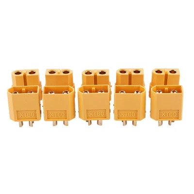 5 x Pairs RC XT60 Male Female PAIR Battery Connector Heat Shrink