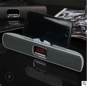 S605 ลำโพงบลูทู ธ พร้อมจอแสดงผลแบบพกพาซับวูฟเฟอร์การ์ดมือถือแท็บเล็ตยืนลำโพงคู่ลำโพงขนาดเล็ก