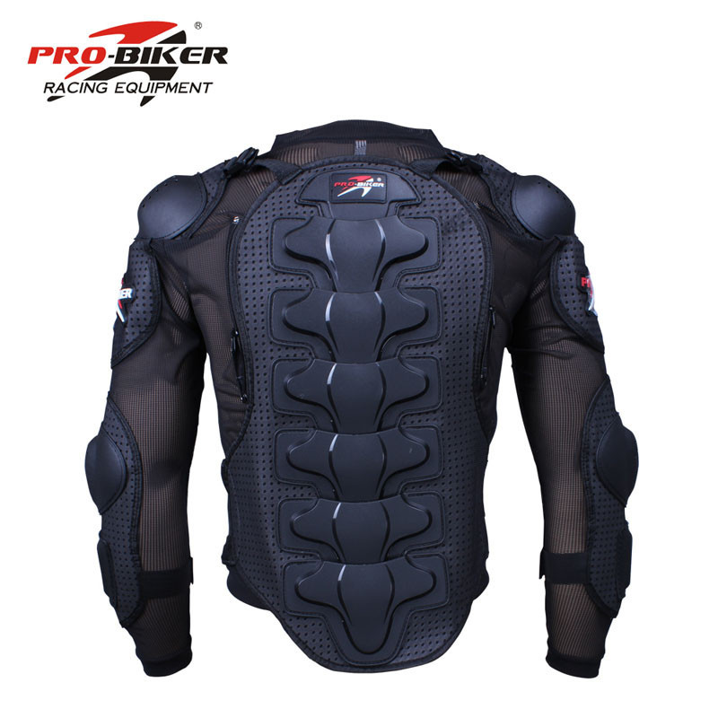 PRO-BIKER เกราะรถจักรยานยนต์แจ็คเก็ตผู้ขับขี่รถจักรยานยนต์ Body Protector ป้องกัน Moto Racing ป้องกันเสื้อเกราะ