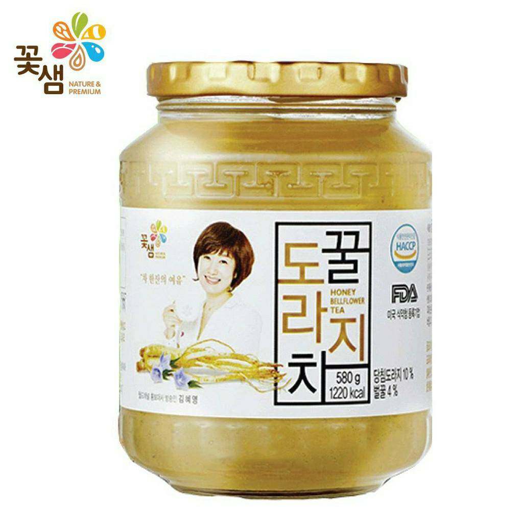 ชาโสมเกาหลี น้ำผึ้ง kkoh shaem honey bellflower tea 580g