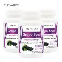 ภาพขนาดย่อของภาพหน้าปกสินค้าGrape Seed Extract The Nature x 3 ขวด บรรจุ 30 แคปซูล เกรปซีด สารสกัดจากเมล็ดองุ่น เดอะ เนเจอร์ จากร้าน Global Vitamin บน Lazada ภาพที่ 1