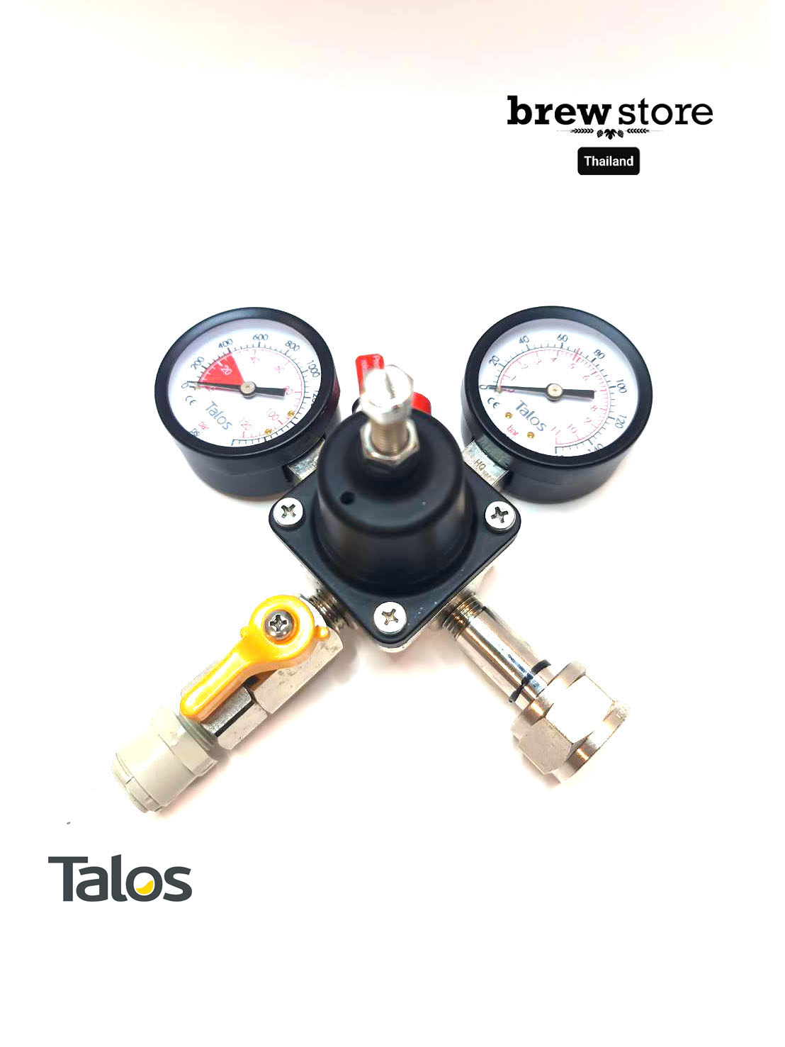 TALOS SECONDARY CO2 BEER KEG REGULATOR Lazada.co.th