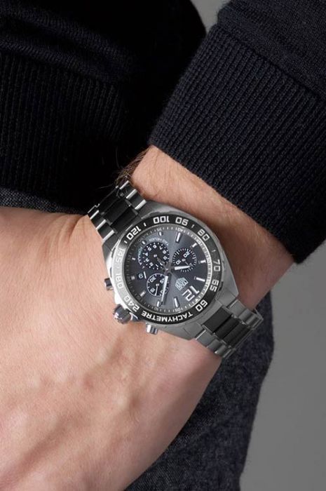 TAG Heuer Formula 1 Chronograph Grey Dial Watch CAZ1011.BA0843