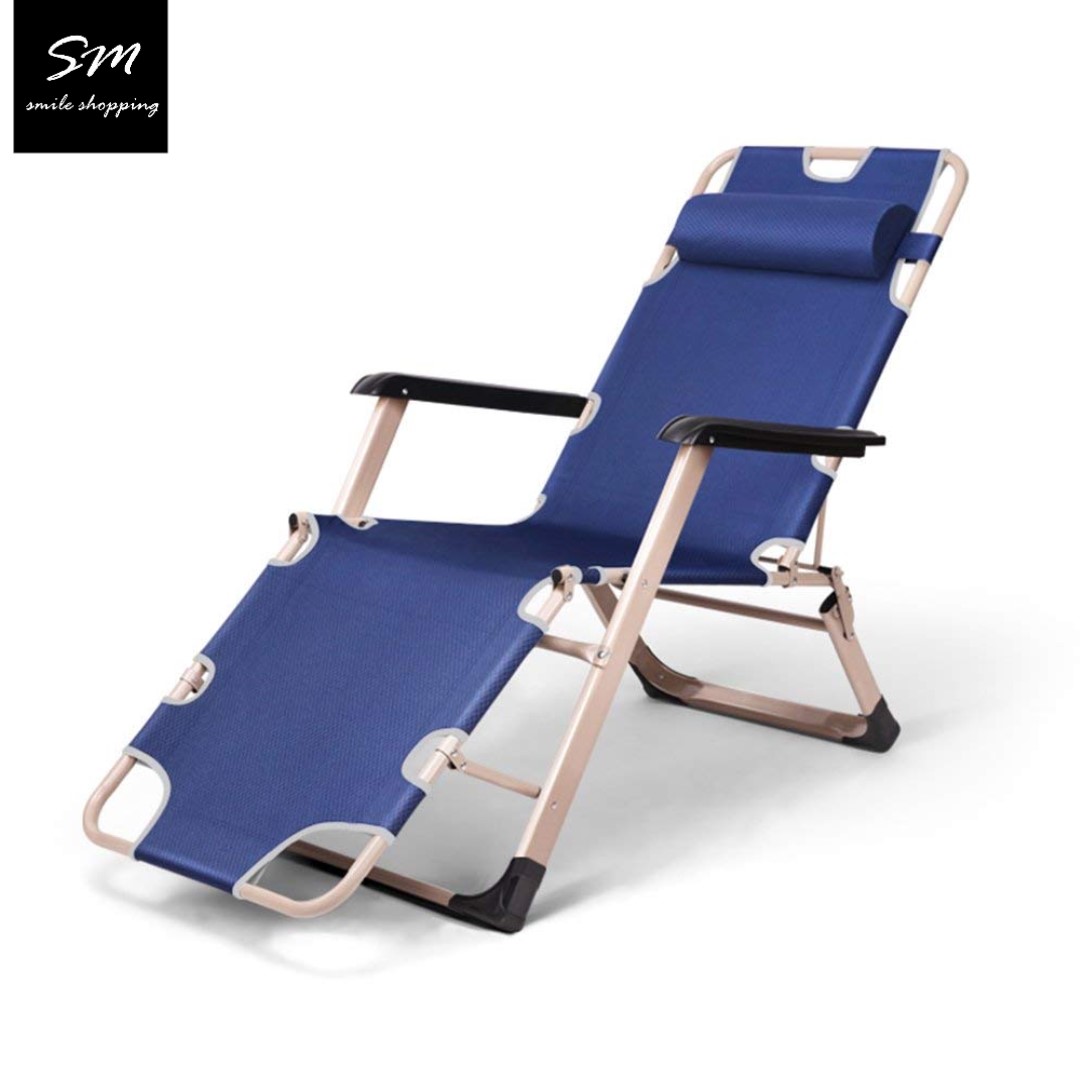 เก้าอี้พับปรับนอน เก้าอี้ปรับเอนได้ เตียงสนามพับได้ เก้าอี้นอนอเนกประสงค์ Super bed chair