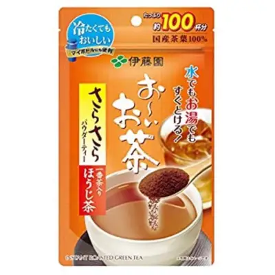 Itoen Instant Green Tea with Matcha อิโตเอน ชาเขียวญี่ปุ่นชนิดผง 80 กรัม Hojicha โฮจิฉะ ของแท้ จากญี่ปุ่น
