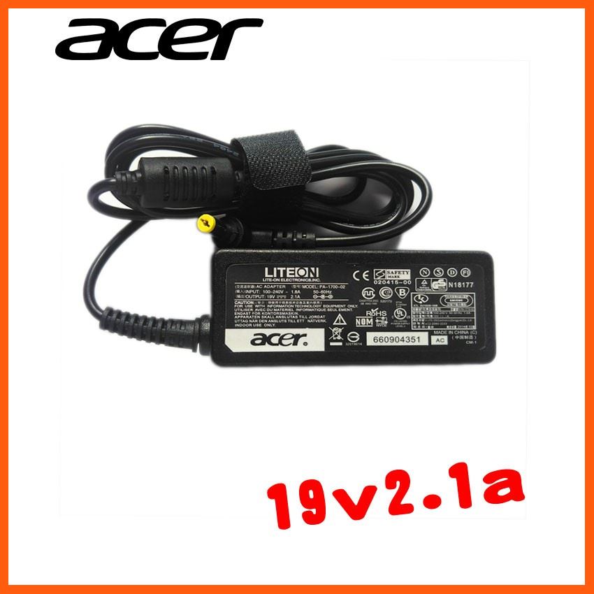 Best Quality ADAPTER ACER อแดปเตอร์ ACER 19V 2.1A หัว 5.5*1.7MM อุปกรณ์เสริมคอมพิวเตอร์ computer accessories อุปกรณ์อิเล็กทรอนิกส์ electronic equipment อุปกรณ์เชื่อมต่อ Connecting device ที่ชาร์จและแบตเตอรี่ charger and battery