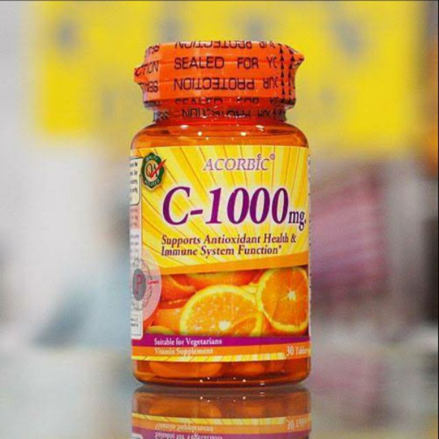 Acorbic C-1000 mg vitamin C วิตามินซี นำเข้าจากอเมริกา