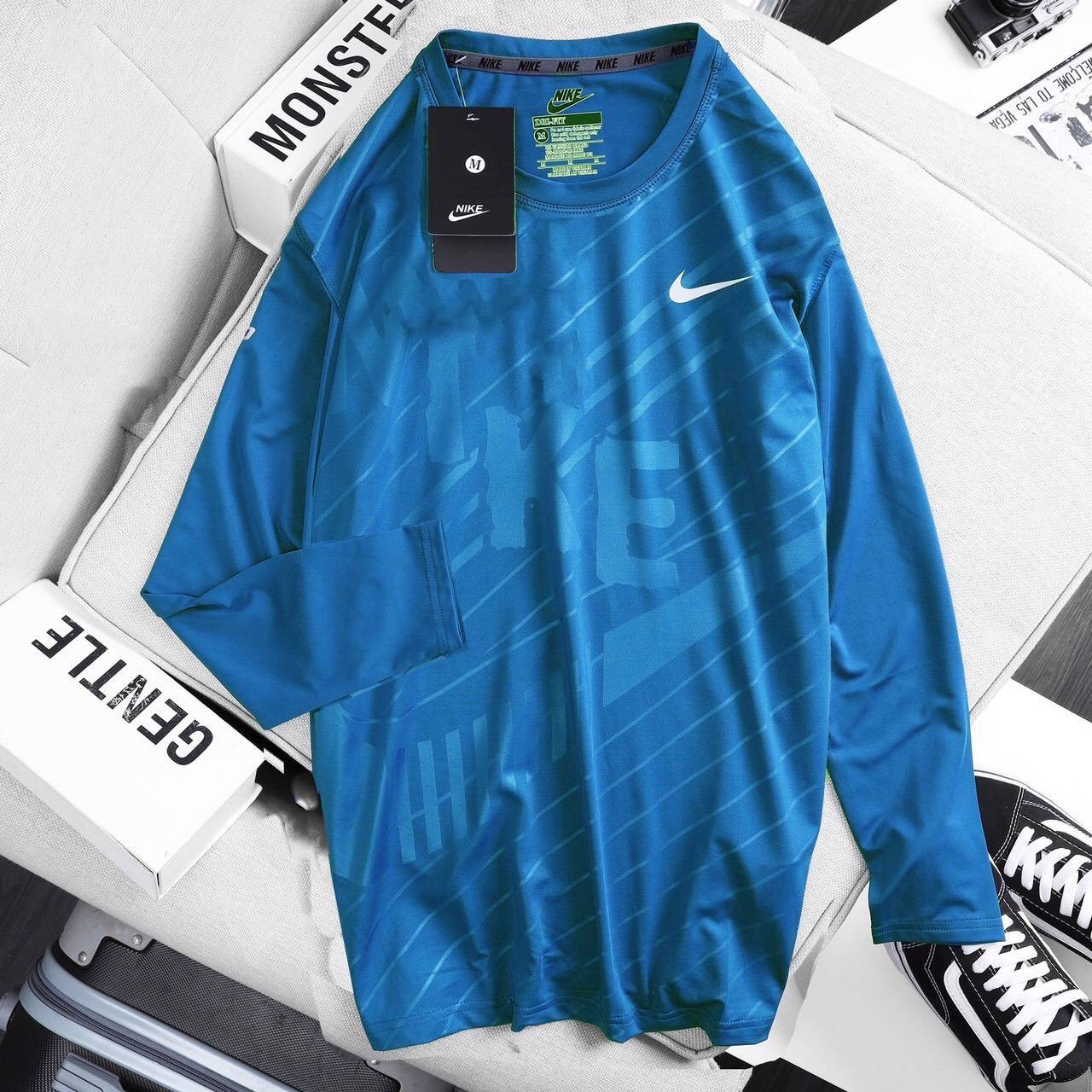 【ของแท้ ใหม่】Nike Men's แขนยาวทรงสปอร์ต Y029-02