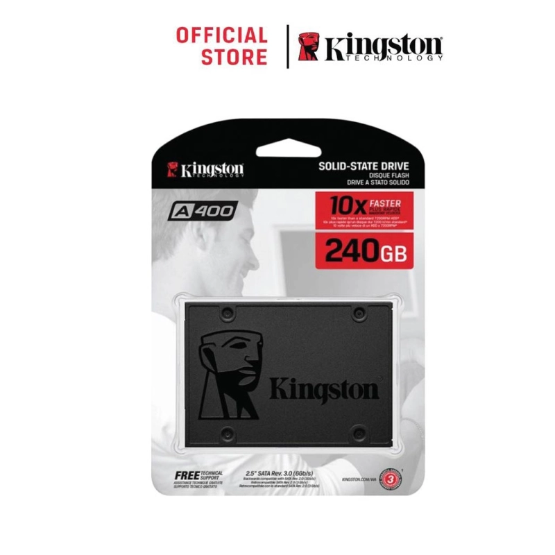ภาพหน้าปกสินค้าKingston SSD Kingston A400 240GB 2.5 SATA3 (SA400S37/240G)