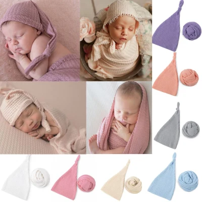 Newborn Photography Prop Newborn Baby Boy Girl Wrap Photography Prop Baby Photo Prop Newborn Hat Blacket Sleeping Blacket