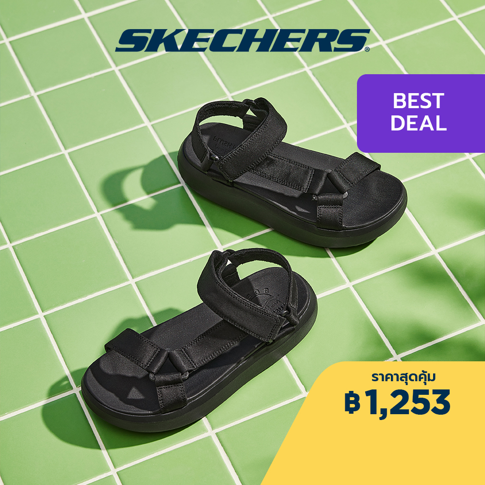 Skechers สเก็ตเชอร์ส รองเท้าแตะผู้หญิง Women BOBS Pop Ups 3.0 Sandals