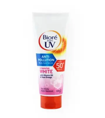Biore UV Anti-Pollution Body Care Serum Intensive White SPF50+ PA+++ 50ml.