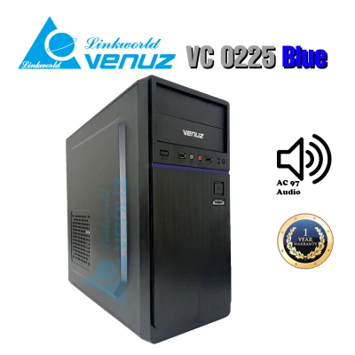 VENUZ ATX Computer Case VC0225 - Blue