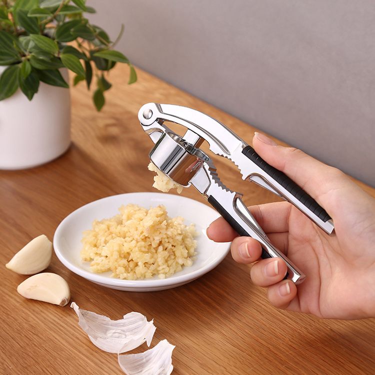 ที่บดกระเทียม Garlic grinding tool เครื่องมือบดกระเทียม ที่กดกระเทียม ที่บีบกระเทียม แบบมือบีบ วัสดุสแตนเลสอย่างดี Diola_shopzz