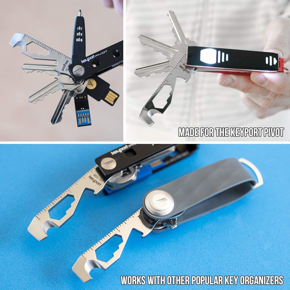 Keyport MOCA 10in1 Keychain Multitool EDC Keychain Tool as Bottle
