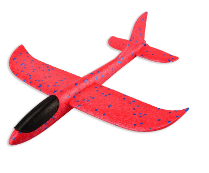เครื่องบินโยนของเล่นกลางแจ้งสำหรับเด็กเล่น     Throw Plane Aircraft, Outdoor Play Childrens Toy สี Red สี Red
