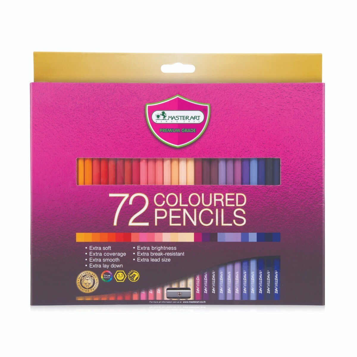 🔥สินค้าขายดี!! ดินสอสีไม้ยาว มาสเตอร์อาร์ต Super Premium 72 สี 🚚💨พร้อมส่ง!!