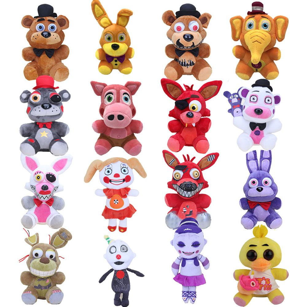 25cm Golden Freddy Foxy, Bonnie Chica, Sister Location Fnaf Plush Shopee  Five Nights At Freddys FNAF From Pkjg012, $48.18