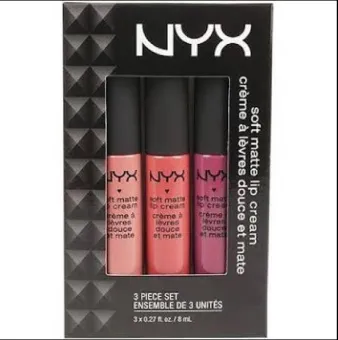 เซต 1 Lip Nyx แท่ง Cream Soft smlcset03 Piece 3 Set Matte ลิปสติกเนื้อแมทท์ เซต 1 Lip Nyx แท่ง Cream Soft smlcset03 Piece 3 Set Matte ลิปสติกเนื้อแมทท์